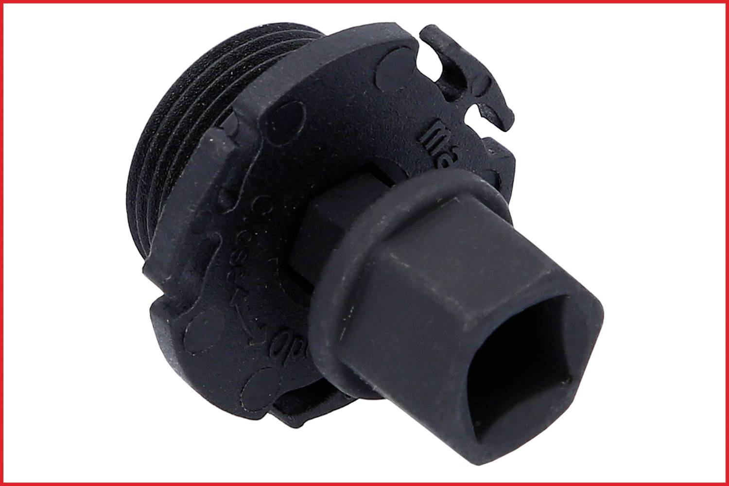 KS Tools 150.1040 3/8" Öldienst-Spezialprofil-Satz für Kunststoff-Ölablassschrauben, 9-tlg