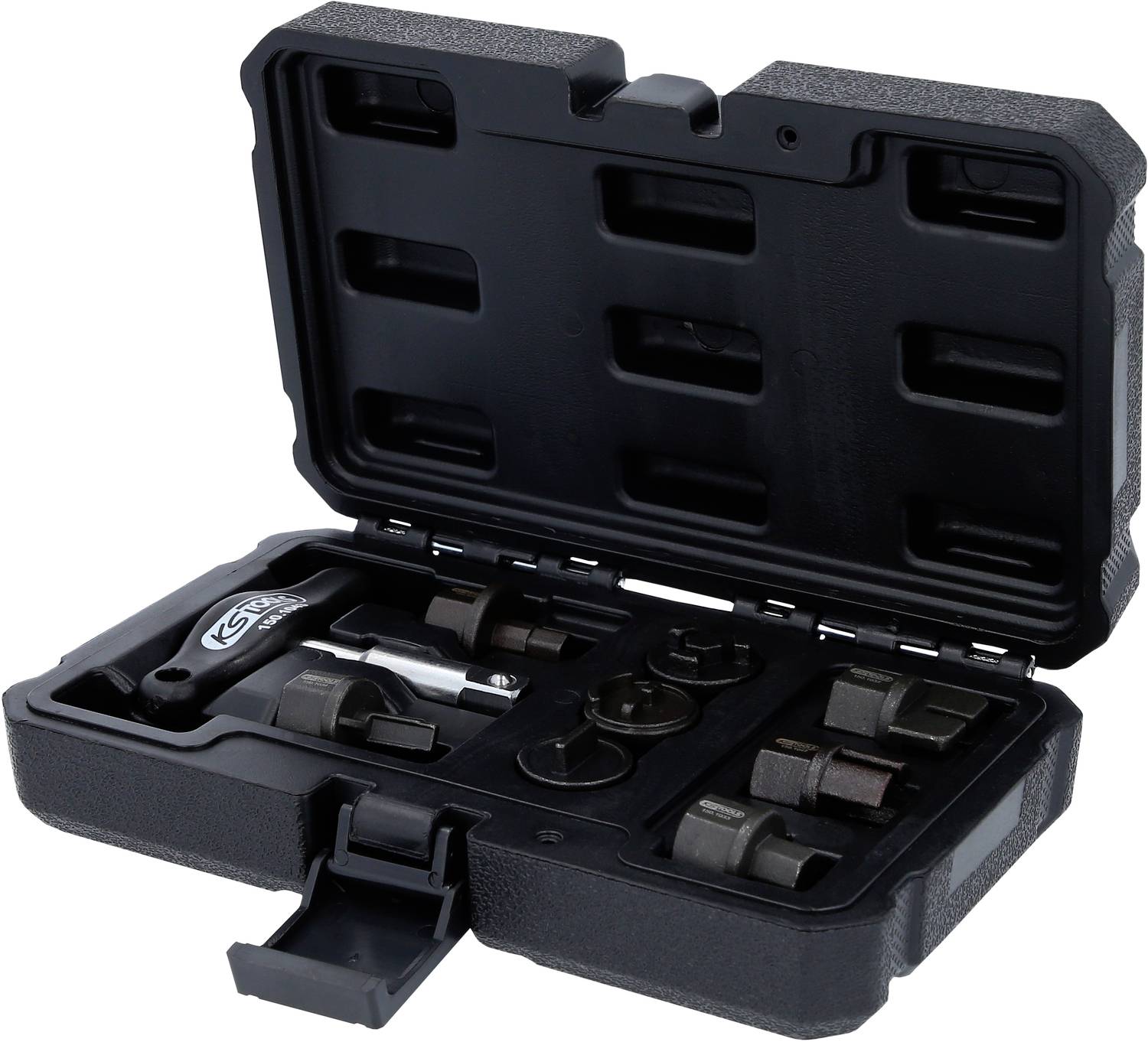 KS Tools 150.1040 3/8" Öldienst-Spezialprofil-Satz für Kunststoff-Ölablassschrauben, 9-tlg