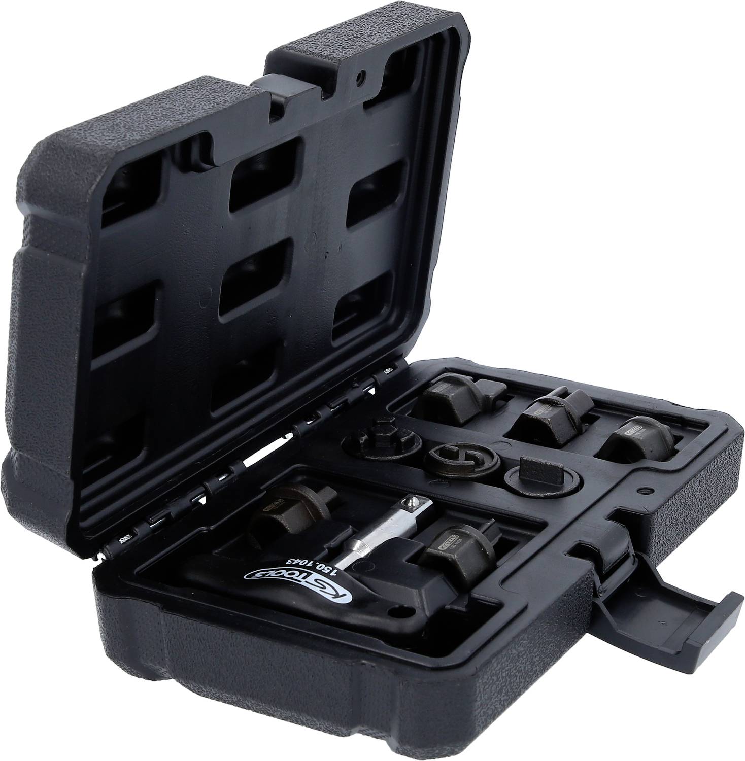 KS Tools 150.1040 3/8" Öldienst-Spezialprofil-Satz für Kunststoff-Ölablassschrauben, 9-tlg