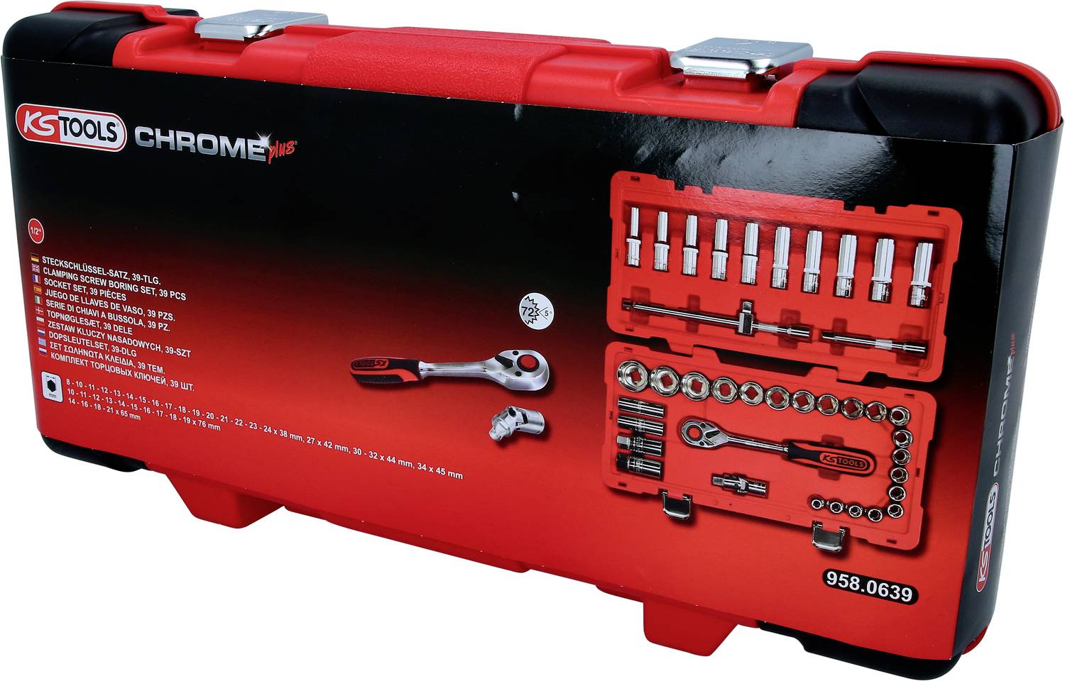 KS Tools 958.0639 Steckschlüsselsatz 1/2" 958.0639