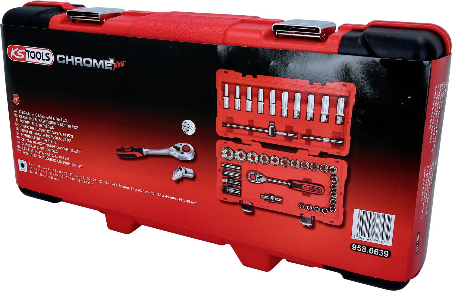 KS Tools 958.0639 Steckschlüsselsatz 1/2" 958.0639