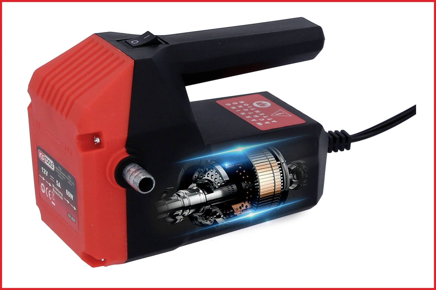 KS Tools 150.2820 Elektrische Öl-Absaug- und Umfüllpumpe