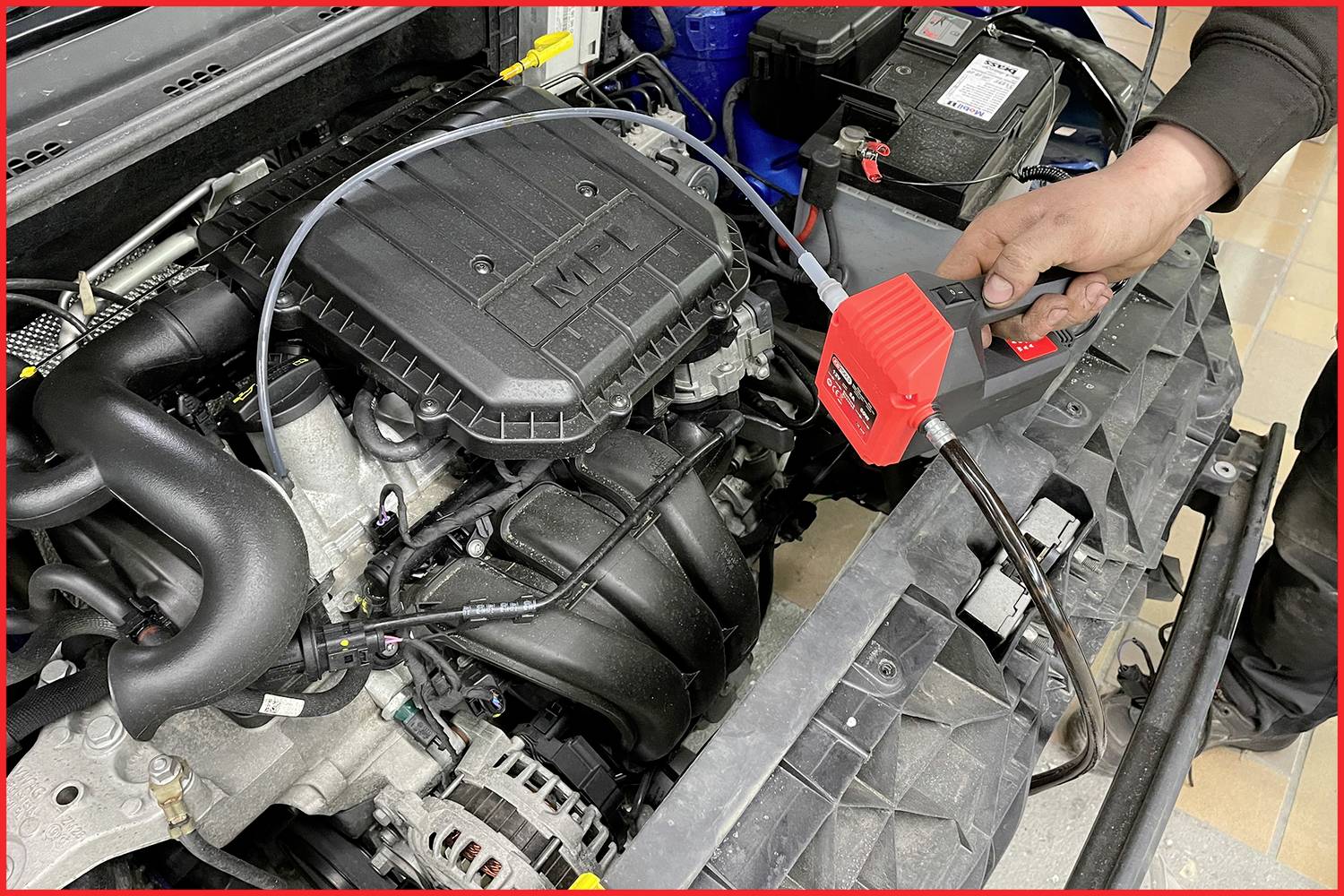 KS Tools 150.2820 Elektrische Öl-Absaug- und Umfüllpumpe