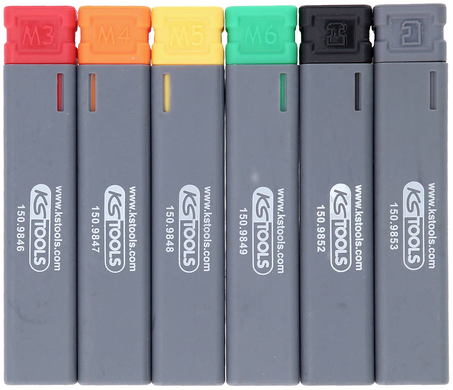 KS Tools 150.9820 3 in 1 Handnietzangen-Satz, drehbar, 12-tlg