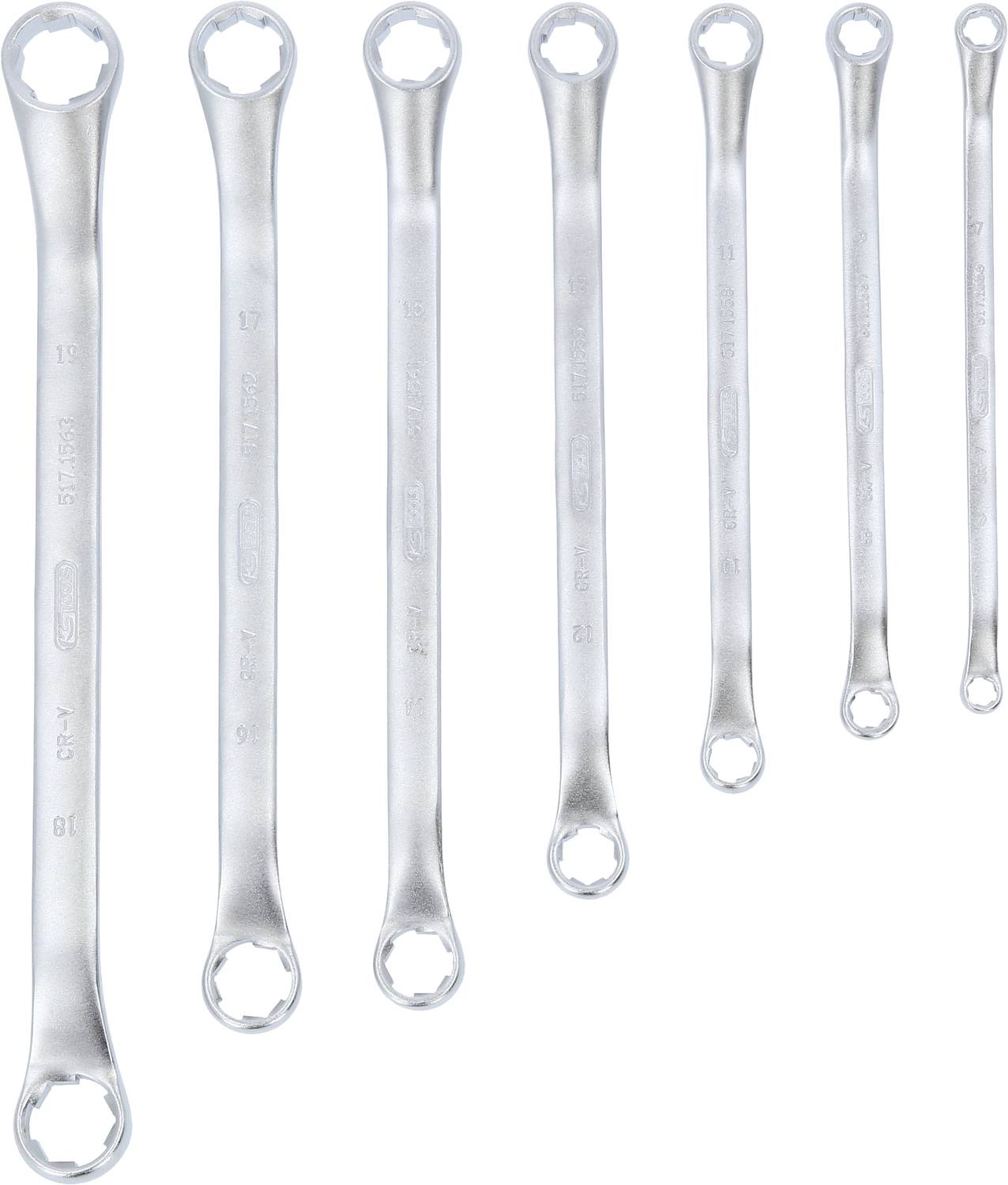 KS Tools 517.1555 517.1555 Doppel-Ringschlüssel Schlüsselweite (Metrisch) 6 - 19mm