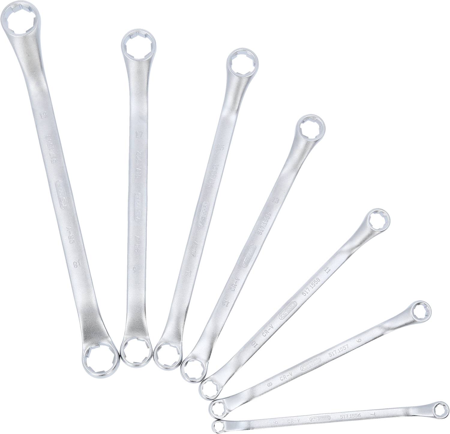 KS Tools 517.1555 517.1555 Doppel-Ringschlüssel Schlüsselweite (Metrisch) 6 - 19mm