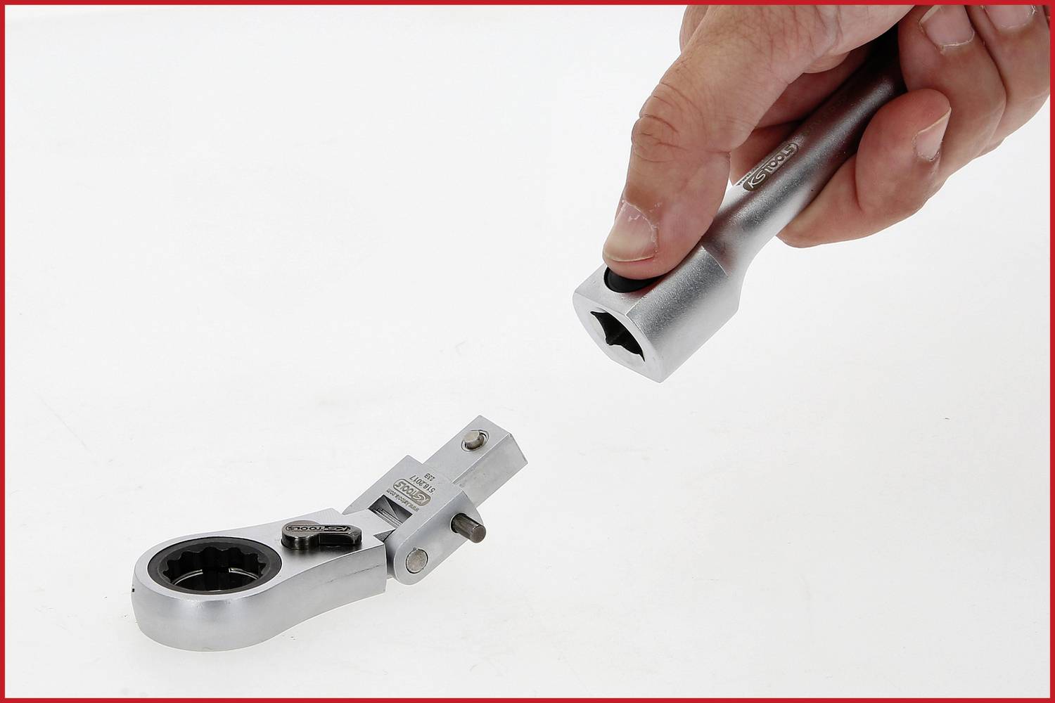 KS Tools 518.0320 Bremsen-Entlüftungsschlüssel-Satz für VAG, 11-tlg