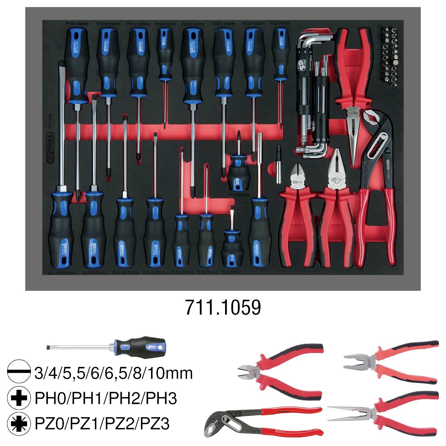 KS Tools 711.1059 711.1059 Werkzeugset