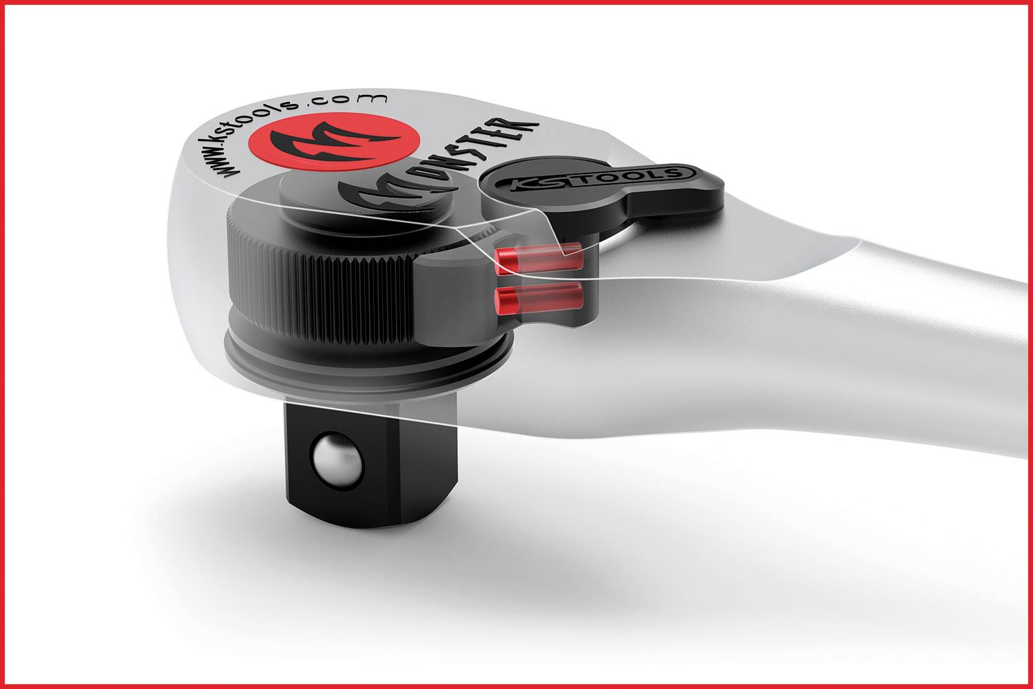 KS Tools 935.3890 935.3890 Umschaltknarre 3/8" 198mm