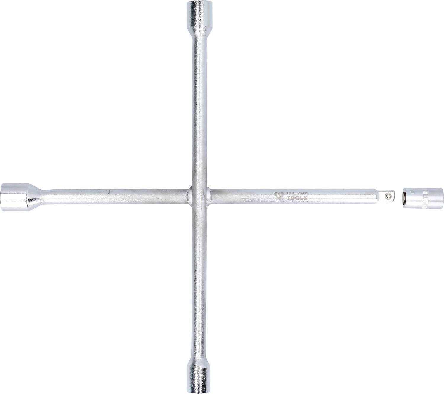 Brilliant Tools BT691015 Rad-Kreuzschlüssel, 1/2" x 17 x 19 x 22mm