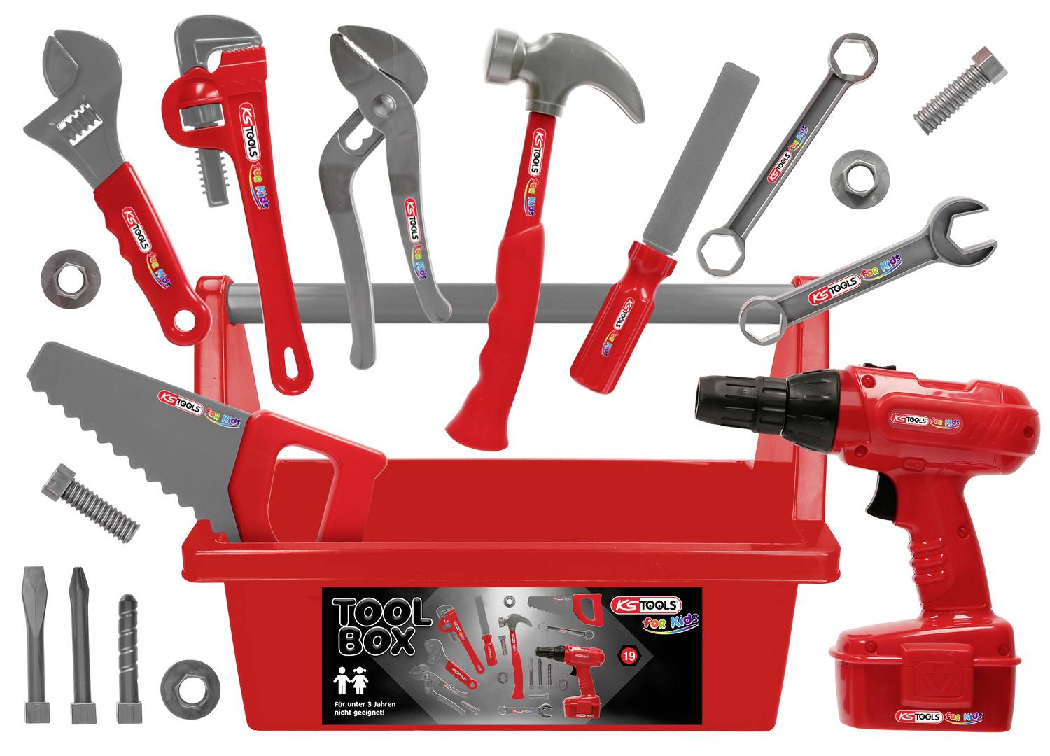KS Tools Werkzeug-Box für Kinder 100073