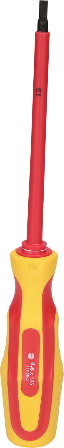 KS Tools 117.0542 Schlitz-Schraubendreher Klingenbreite: 4.5mm DIN 5264, DIN ISO 2380, DIN EN 60900