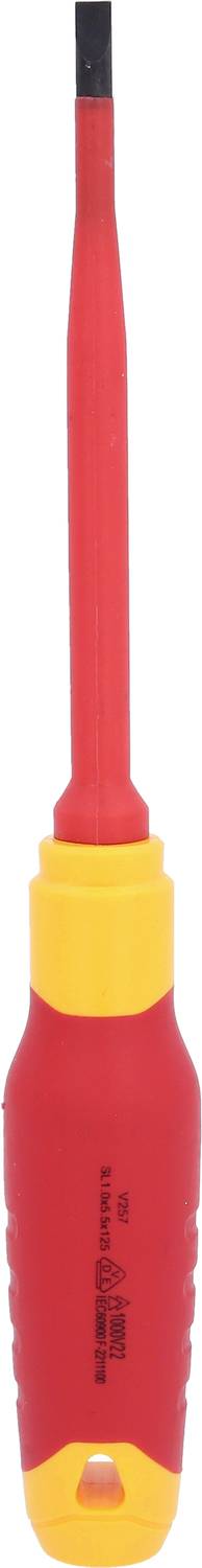 KS Tools 117.5055 Schlitz-Schraubendreher Klingenbreite: 5.5mm DIN 5264, DIN ISO 2380, DIN EN 60900