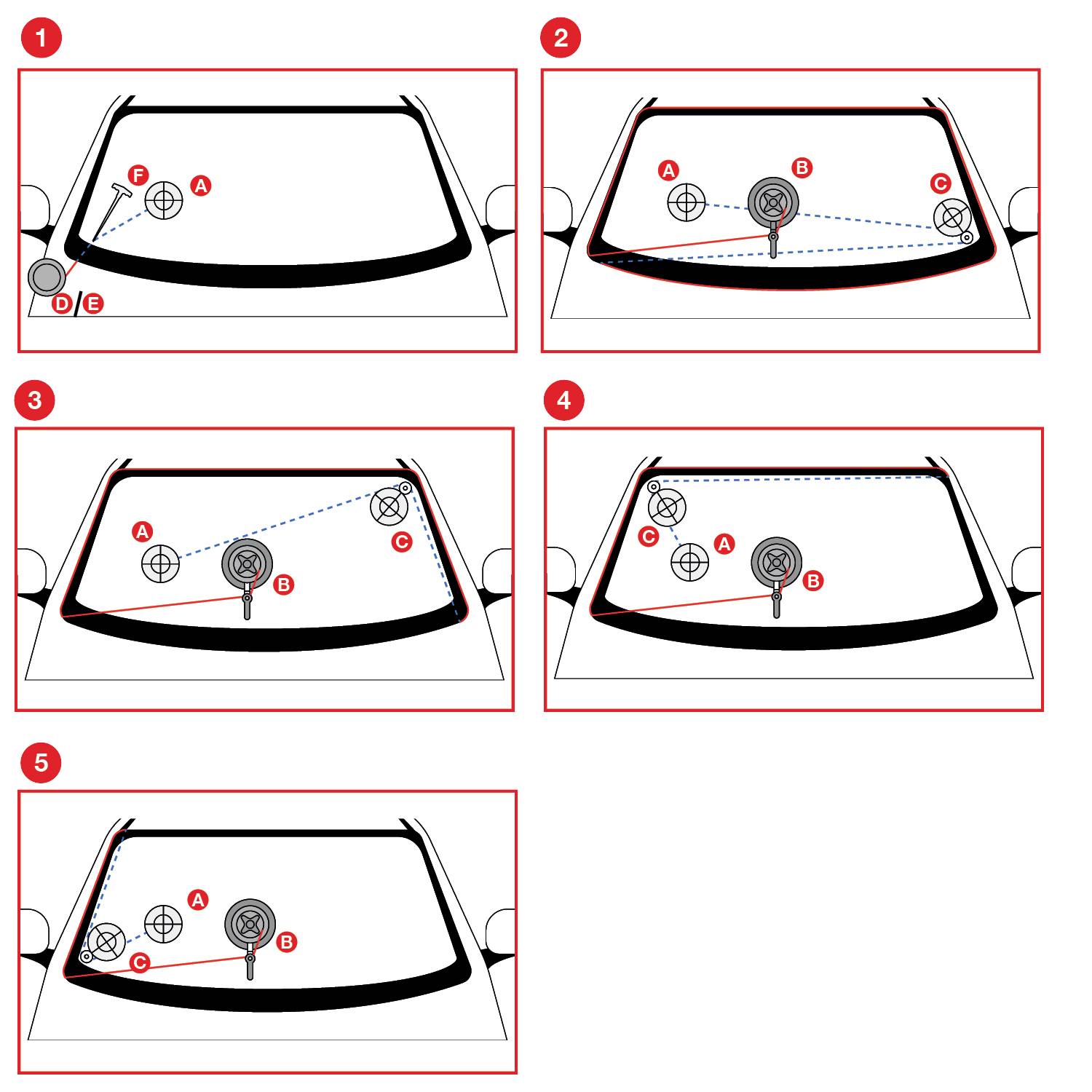 KS Tools Universal Ein-Mann-Betrieb-Scheiben-Austrenngerät, 13-tlg 140.2630