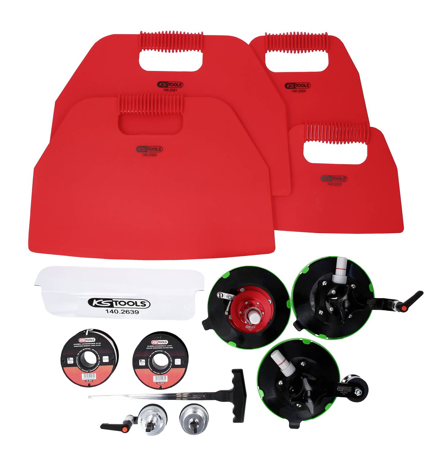 KS Tools Universal Ein-Mann-Betrieb-Scheiben-Austrenngerät, 13-tlg 140.2630