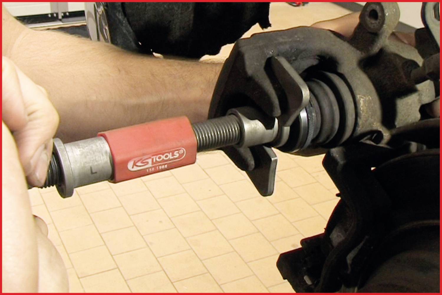 KS Tools 150.2440 Universal Bremskolben-Rückstell-Werkzeug-Satz, 8-tlg