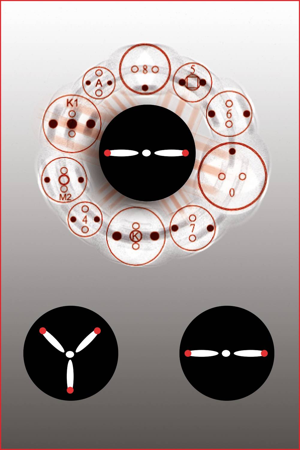 KS Tools 150.2440 Universal Bremskolben-Rückstell-Werkzeug-Satz, 8-tlg