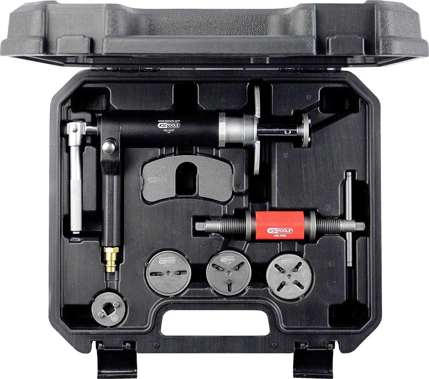 KS Tools 150.2440 Universal Bremskolben-Rückstell-Werkzeug-Satz, 8-tlg