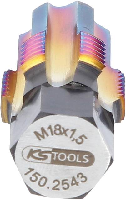 KS Tools 150.2543 Gewindenachschneider M18 x 1.5 Spezial-Werkzeugstahl 1St.