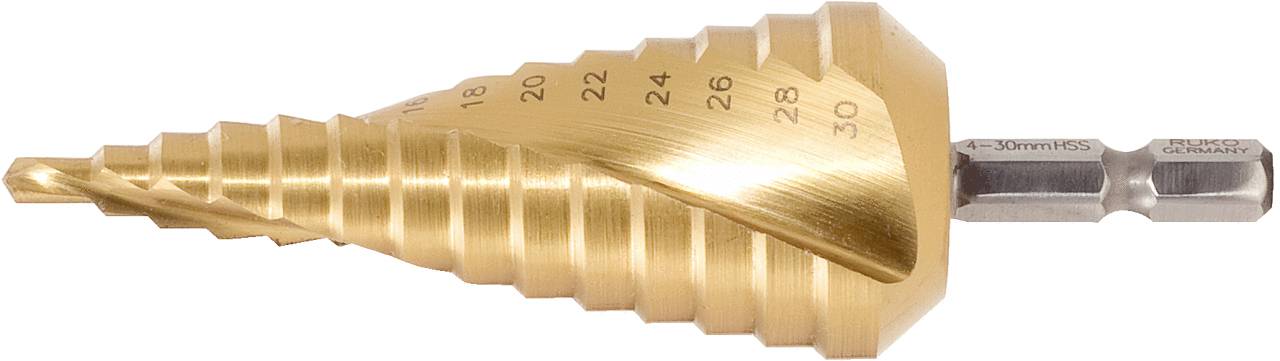 KS Tools 330.2347 HSS TiN Stufenbohrer DIN 1412 C 1St.