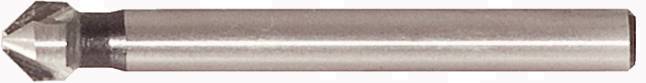 Ein Metallfräser mit konischer Spitze zur Bearbeitung von Materialien.