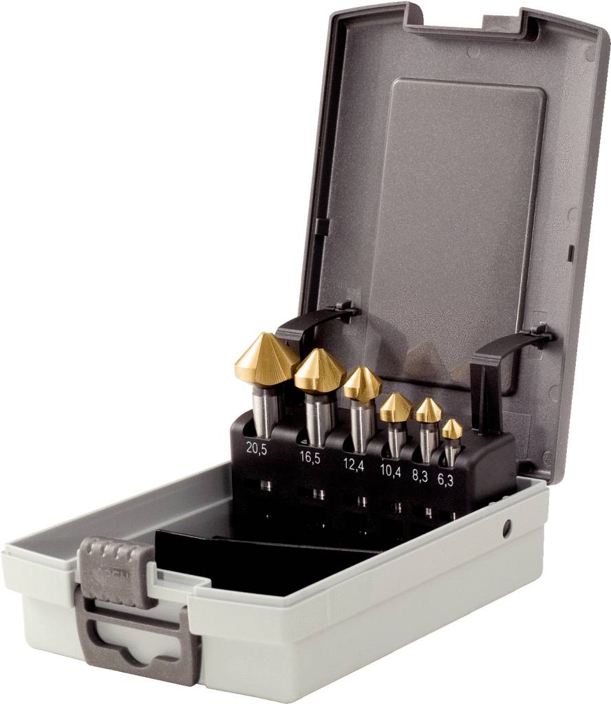 KS Tools 336.0466 336.0466 Kegel- und Entgratsenker HSS TiN 1St.