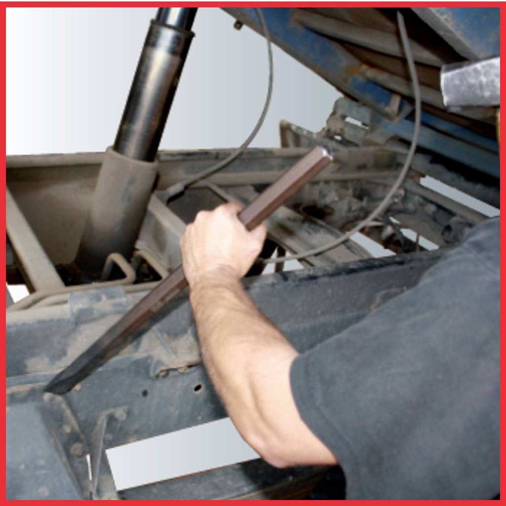 KS Tools Flachmeißel, 600x25mm 450.0027