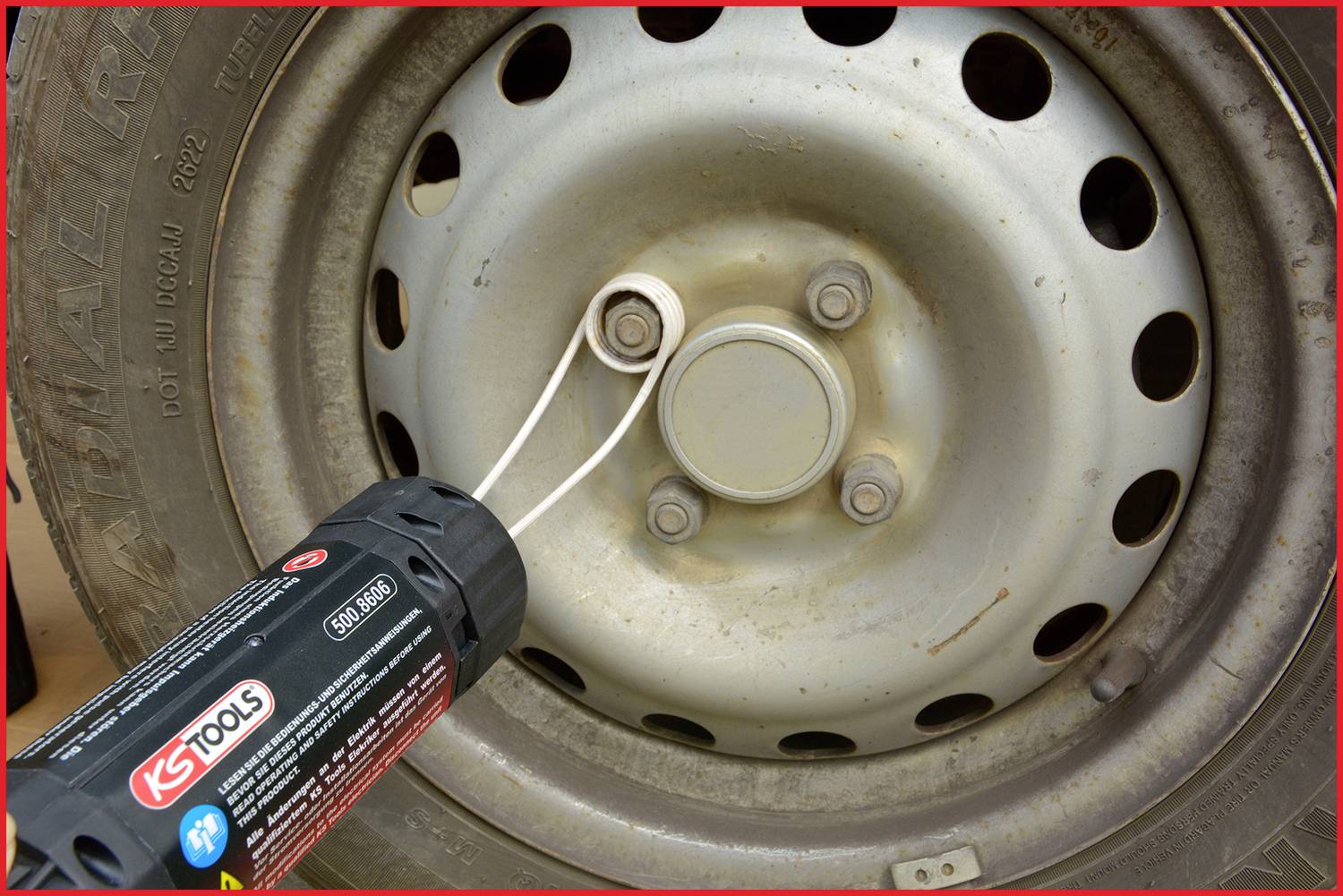 KS Tools 500.8605 Induktions-Heizpistolen-Satz mit Schnellverriegelung, 6-tlg