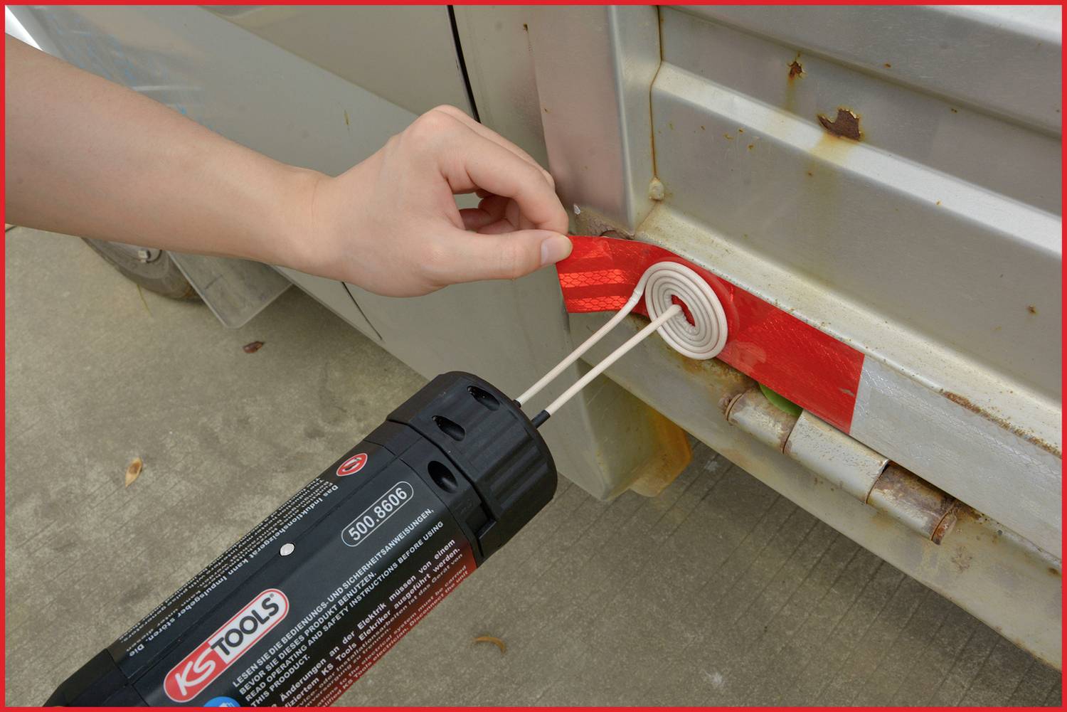 KS Tools 500.8605 Induktions-Heizpistolen-Satz mit Schnellverriegelung, 6-tlg