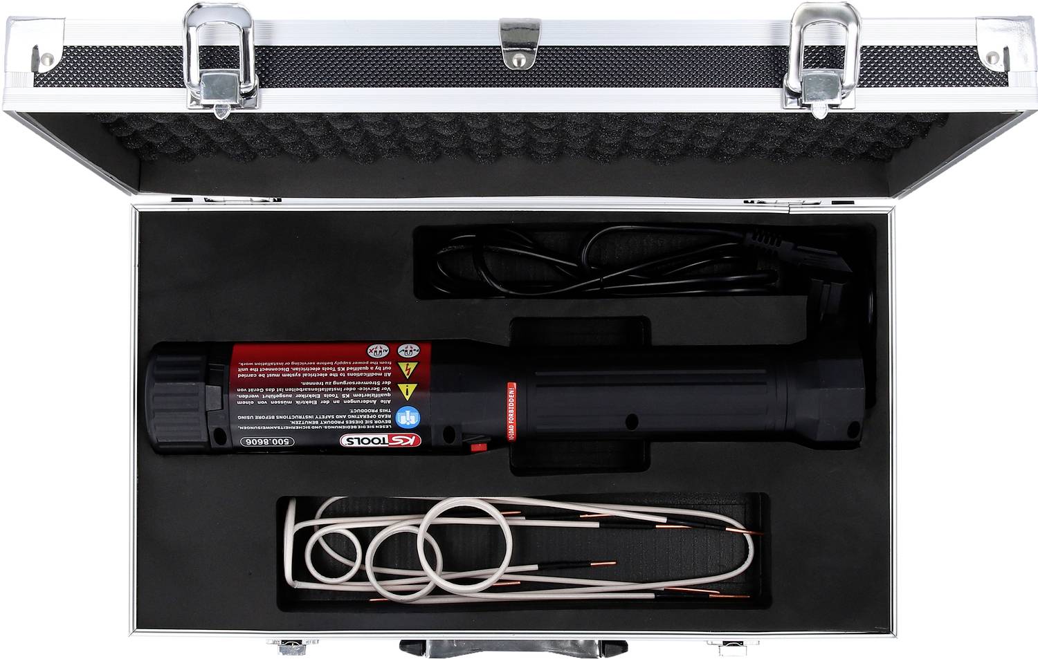 KS Tools 500.8605 Induktions-Heizpistolen-Satz mit Schnellverriegelung, 6-tlg