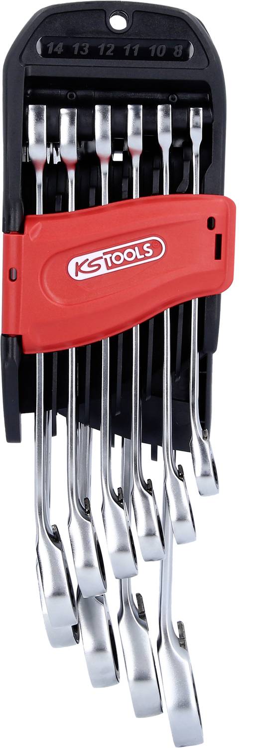 KS Tools 503.5950 503.5950 Maul-Ringratschenschlüssel Schlüsselweite (Metrisch) 8 - 19mm