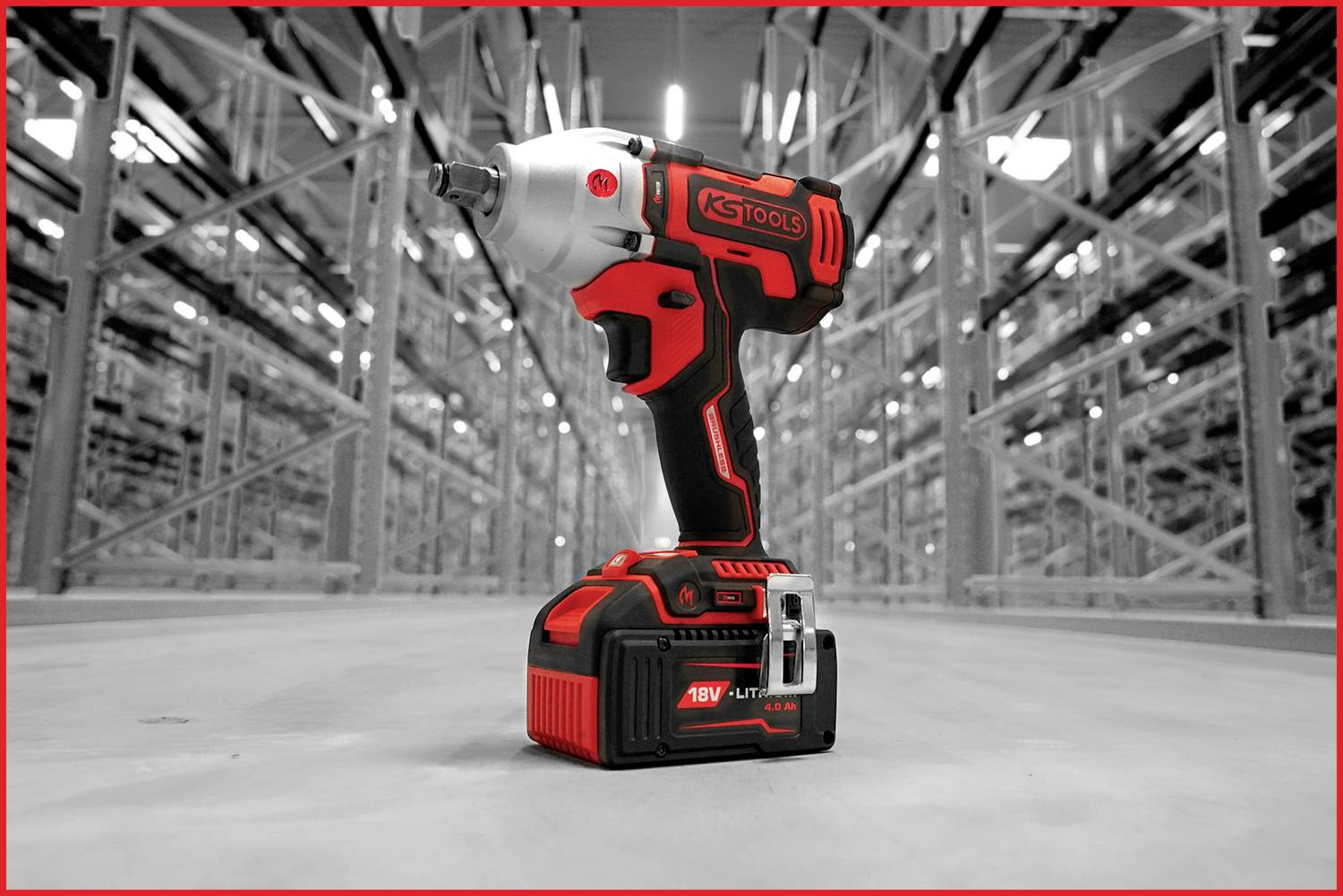 KS Tools 515.6100 Schlagschrauber 690 Nm 18V Anzahl mitgelieferte Akkus 2 4Ah Li-Ion