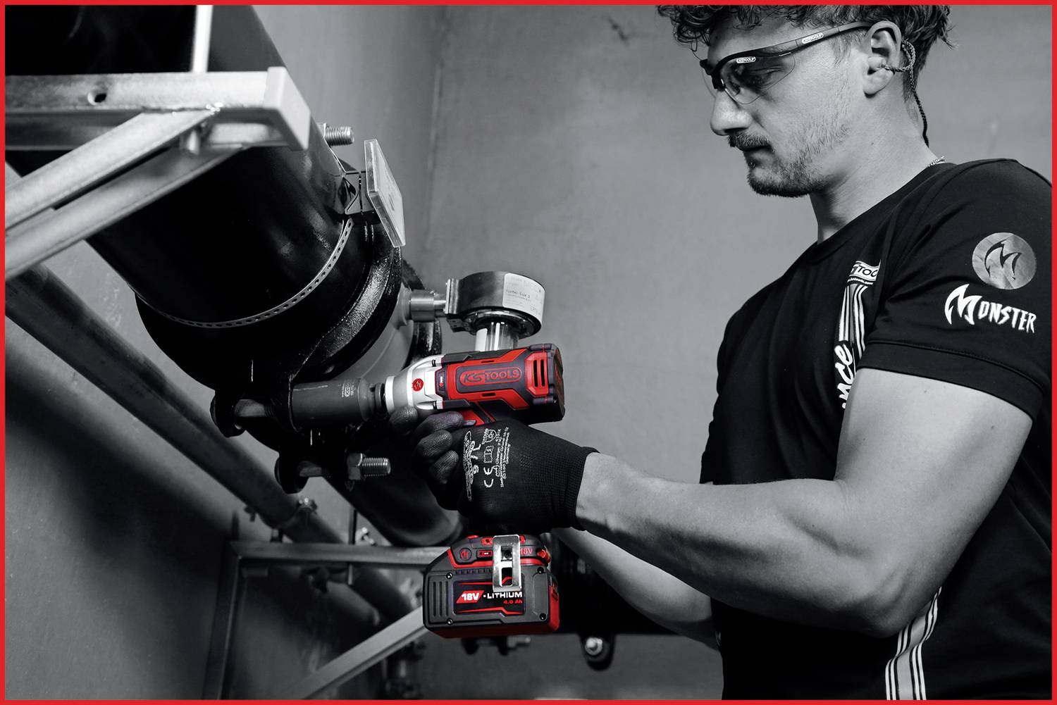 KS Tools 515.6100 Schlagschrauber 690 Nm 18V Anzahl mitgelieferte Akkus 2 4Ah Li-Ion