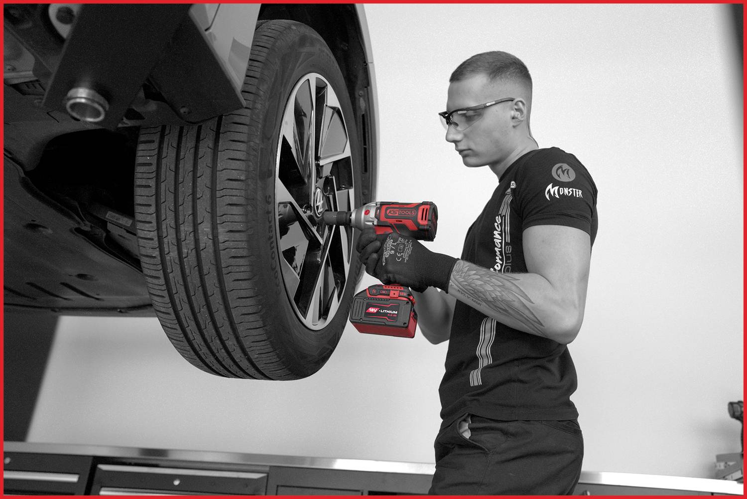 KS Tools 515.6100 Schlagschrauber 690 Nm 18V Anzahl mitgelieferte Akkus 2 4Ah Li-Ion