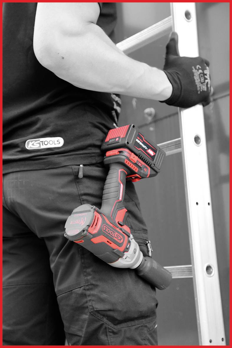 KS Tools 515.6100 Schlagschrauber 690 Nm 18V Anzahl mitgelieferte Akkus 2 4Ah Li-Ion