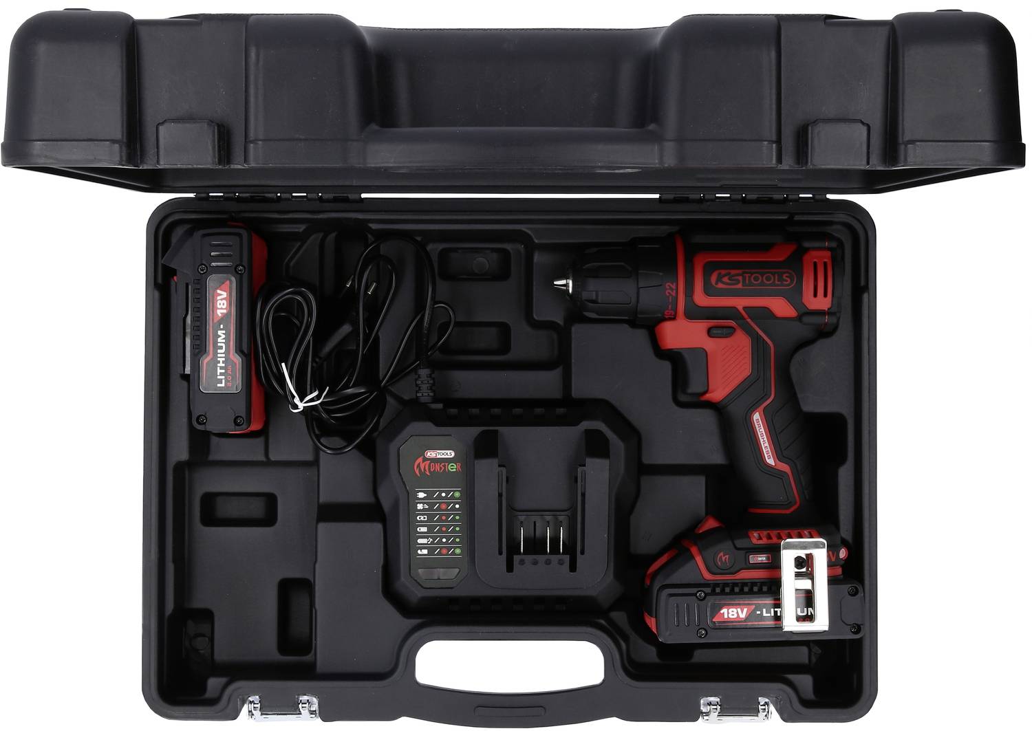 KS Tools 515.6400 Akku-Bohrschrauber 18V 2Ah Li-Ion