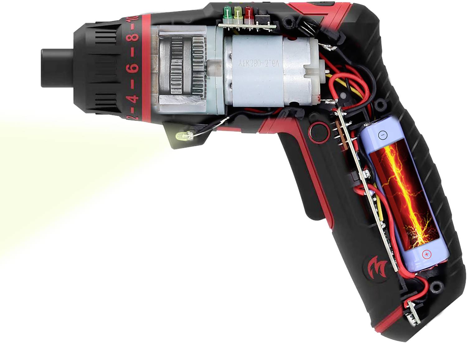 KS Tools 515.6500 Bit-Schraubendreher 1/4"
