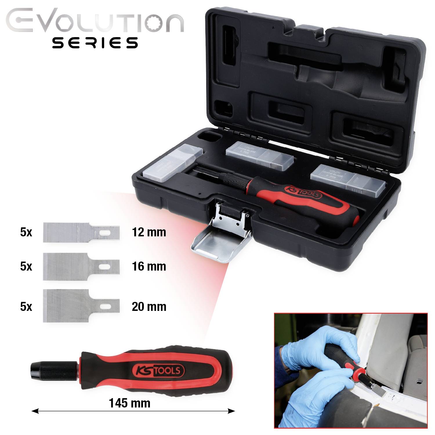 KS Tools 907.2255 907.2255 Schaber Satz