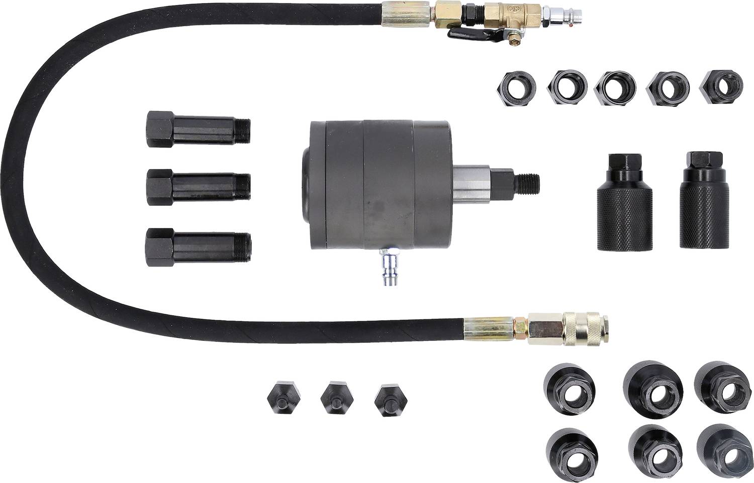 Brilliant Tools BT551500 Druckluft-Injektor-Auszieher-Satz, 21-tlg