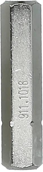 Silberner, sechseckiger Metallstab mit der Aufschrift '0.8 MM'.