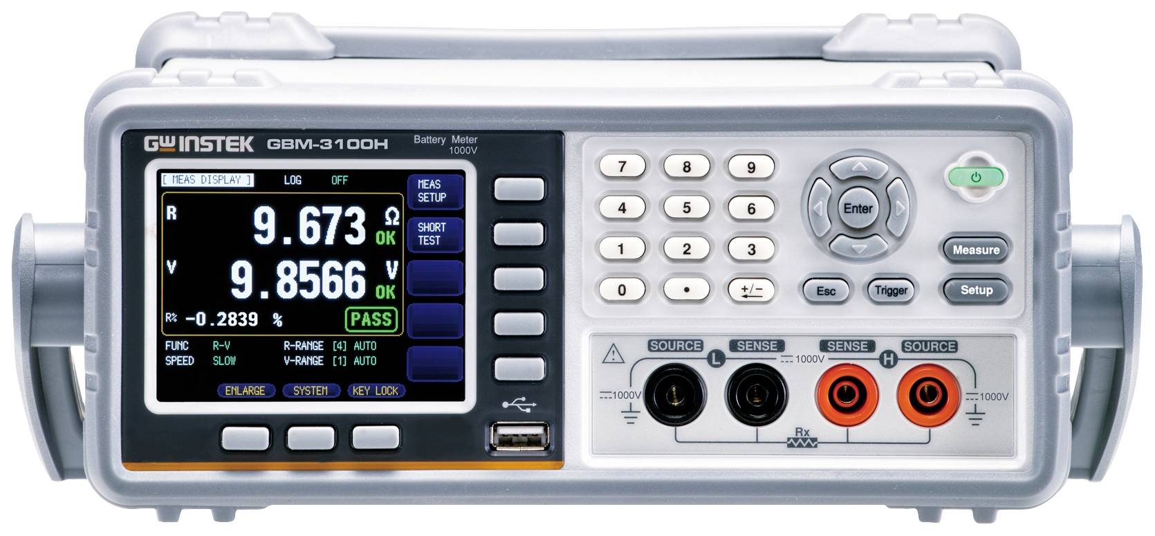 GW Instek Batterietester GBM-3100H Messbereich (Batterietester) bis 1000V 01BM310H00GS