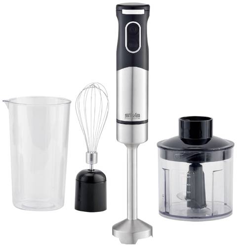 Silva Homeline SMS 6502 Stabmixer 700 W mit Messbecher, mit Zerkleinereraufsatz, Schneebesenaufsatz