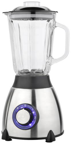 Silva Homeline SM 5050 Standmixer 550 W Edelstahl, Schwarz