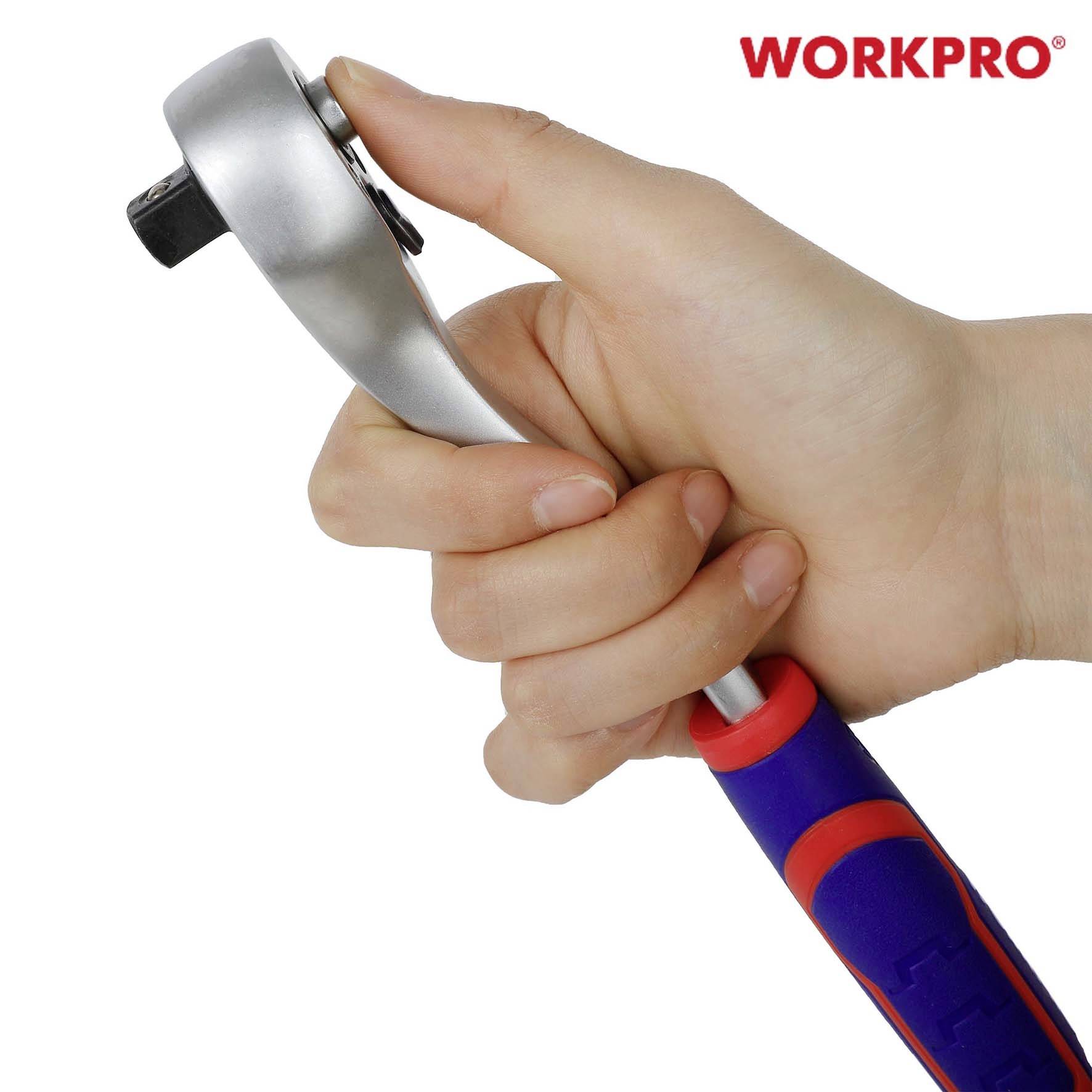 WorkPro WP271012 Umschaltknarre 1/2" (12.5 mm) 254 mm