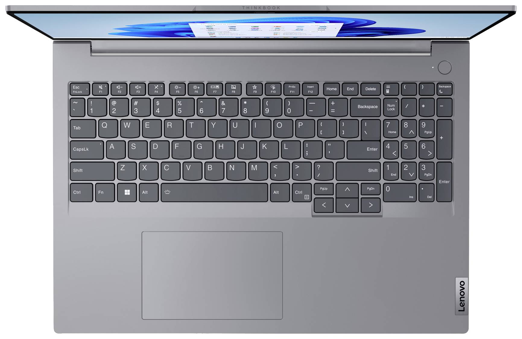 Lenovo Notebook ThinkBook 16 G6 ABP 40.6 cm (16 Zoll) WUXGA AMD Ryzen 5 7430U 16 GB RAM 512 GB SSD Deutsch, QWERTZ Grau 21KK007TGE