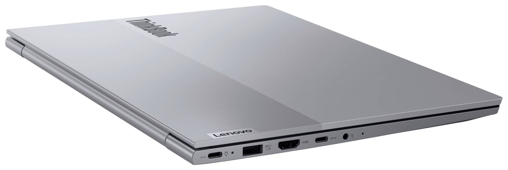 Lenovo Notebook ThinkBook 14 35.6cm (14 Zoll) WUXGA AMD Ryzen 5 7535HS 16GB RAM 512GB SSD Deutsch, QWERTZ Grau 21MV001HGE