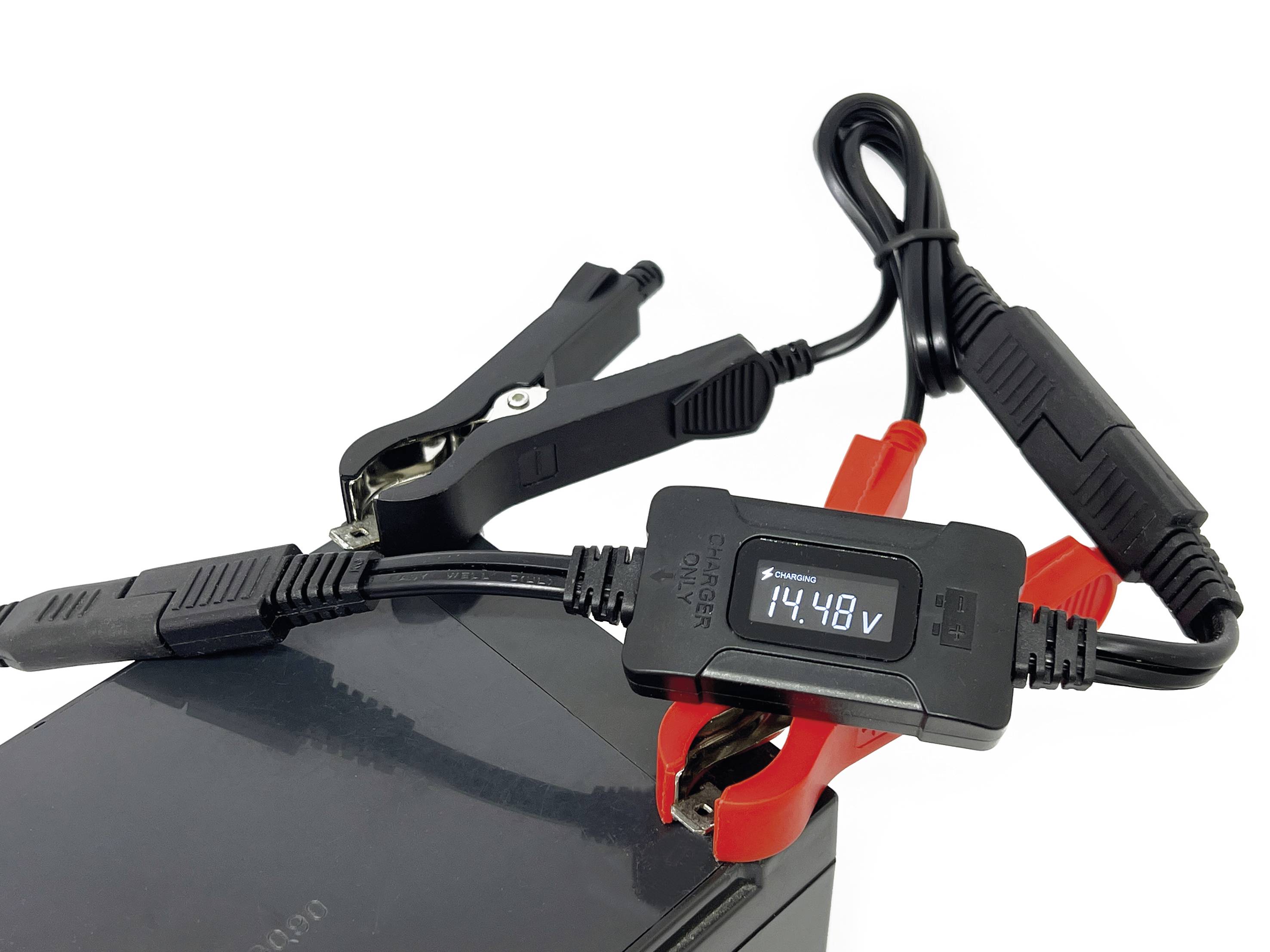 BAAS BA7 Ladebuchse und Ladezustandsanzeige Batteriepolklemmen BA7