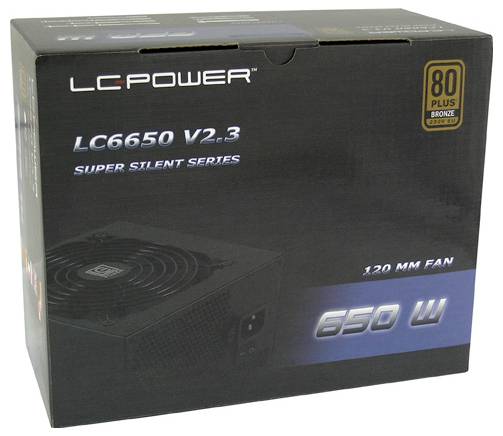 LC Power Super Silent LC665 PC Netzteil 650W ATX 80PLUS® Bronze