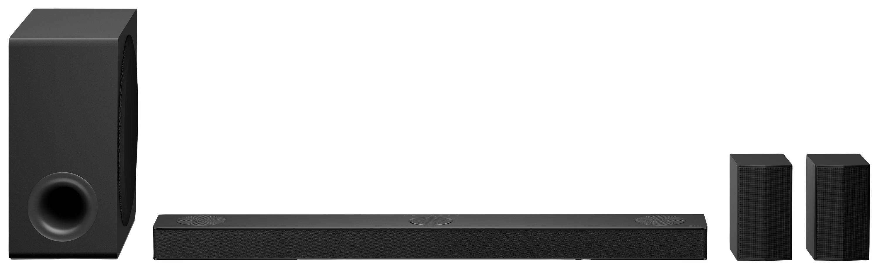 LG Electronics DS80TR.DDEULLK Soundbar Schwarz inkl. kabellosem Subwoofer, Dolby Atmos®, High-Resolution Audio, Wandbefestigung, Bluetooth®, WLAN