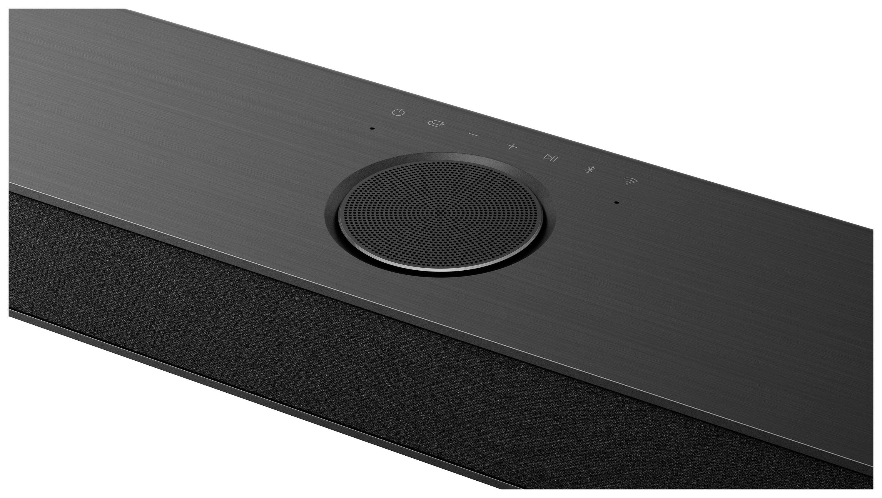 LG Electronics DS80TR.DDEULLK Soundbar Schwarz inkl. kabellosem Subwoofer, Dolby Atmos®, High-Resolution Audio, Wandbefestigung, Bluetooth®, WLAN
